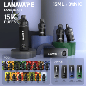 LANAVAPE LANA BLAST 15K 換彈式主機與15000口煙彈評測